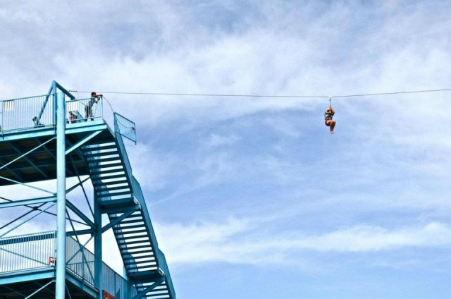 Perder el miedo a la tirolina